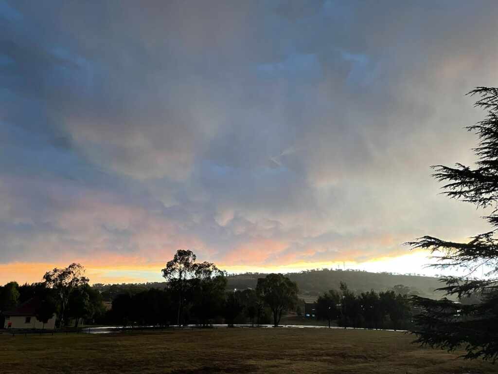 a photo of the sky after the storm